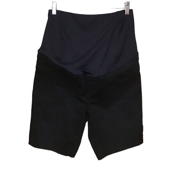 Isabel Maternity by Ingrid & Isabel Pants - Isabel Maternity Crossover Panel Bermuda Shorts 8